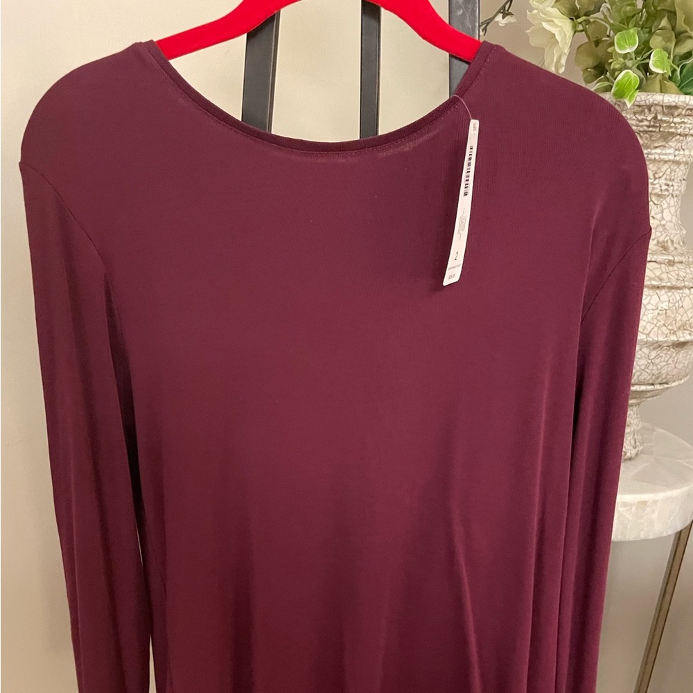 NWT Chico’s shirt.  Maroon